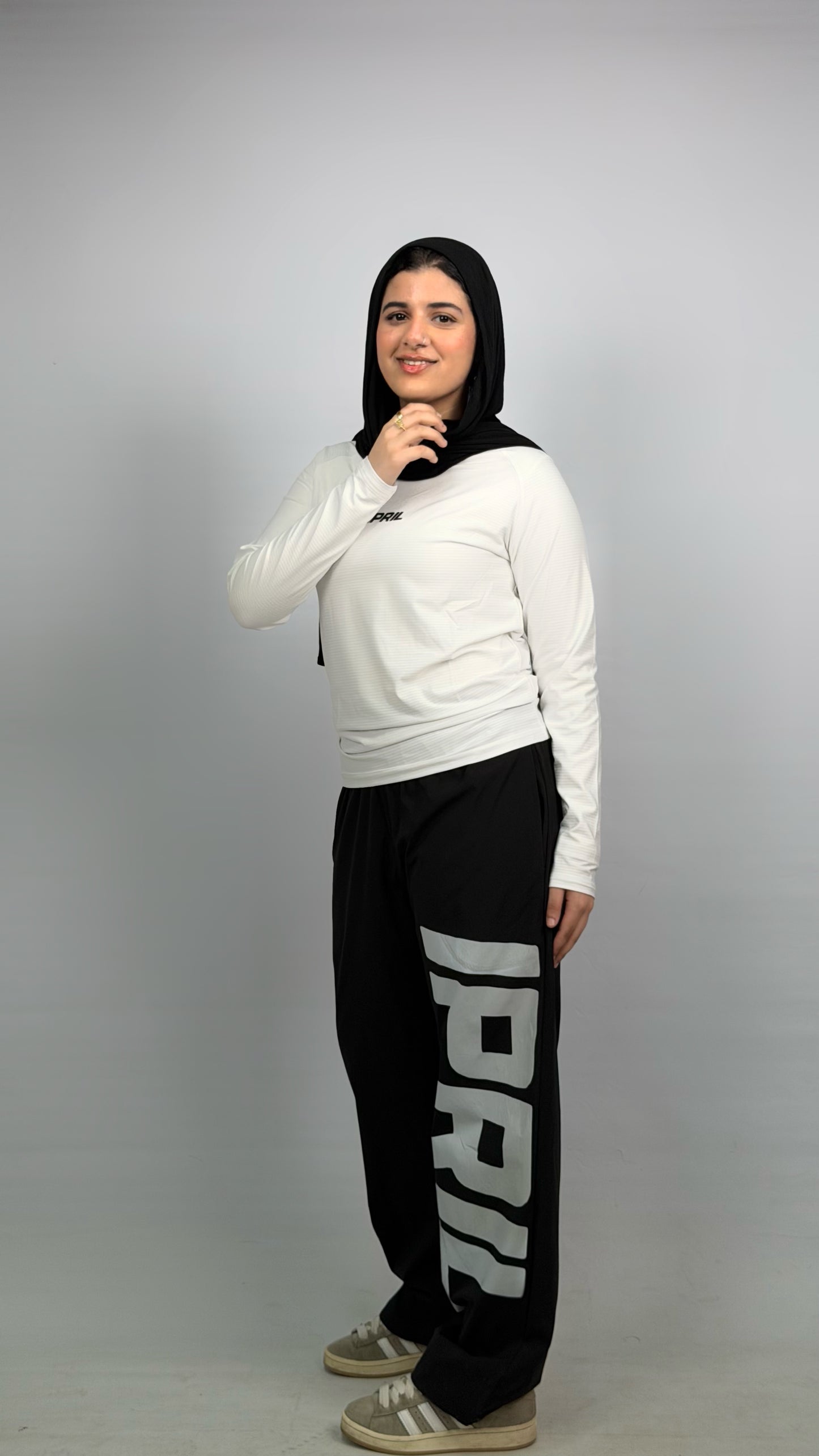 White compression shirt