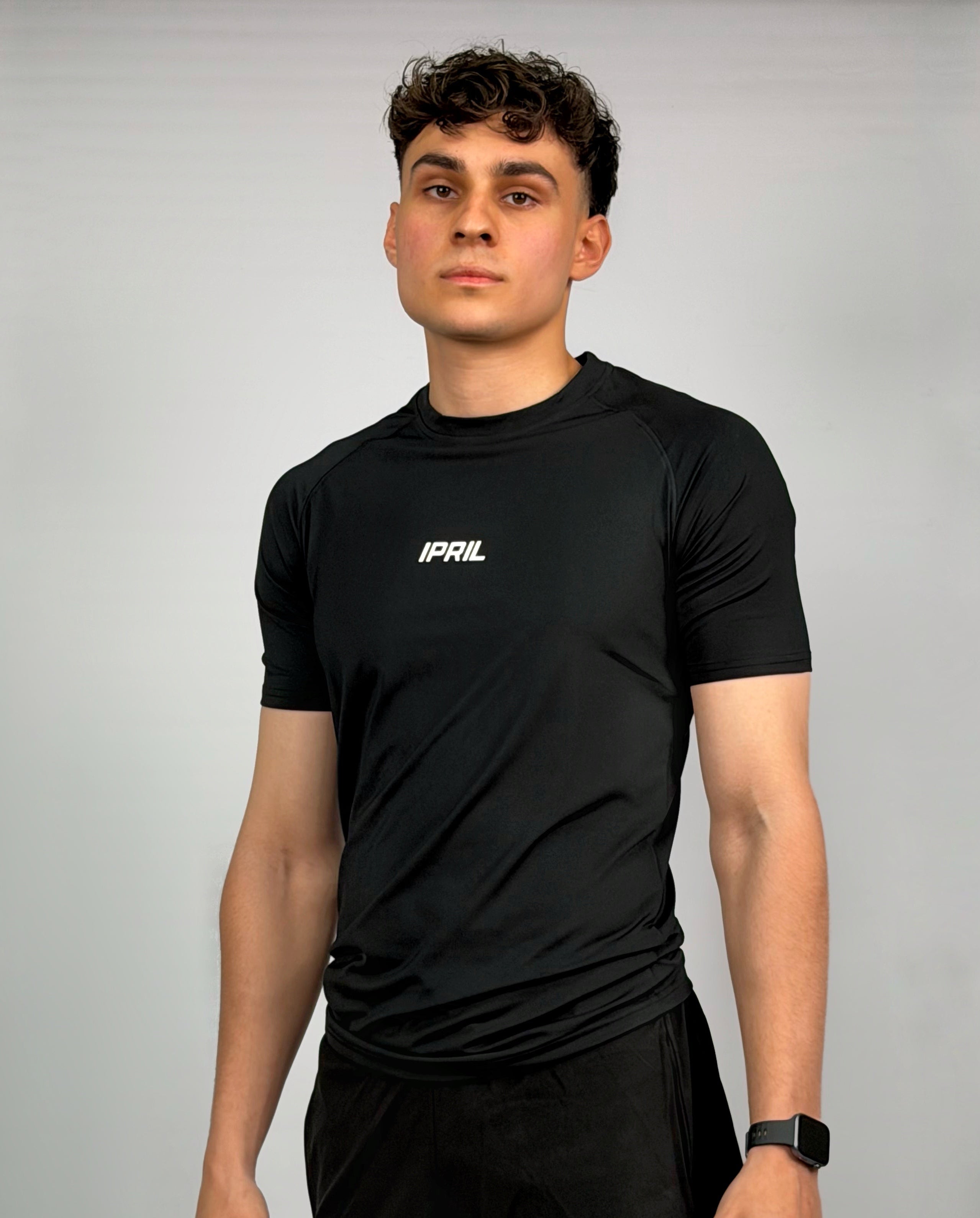 Black slim fit T-shirt