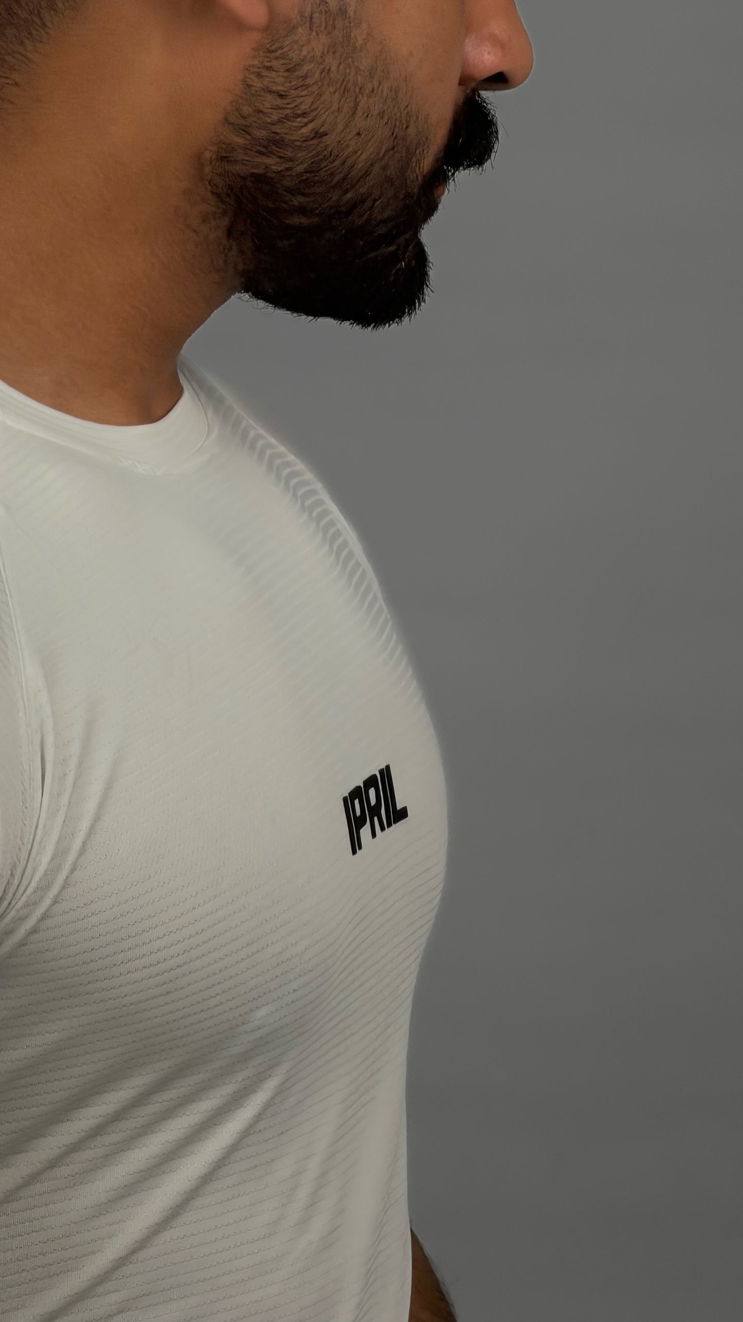 White compression shirt