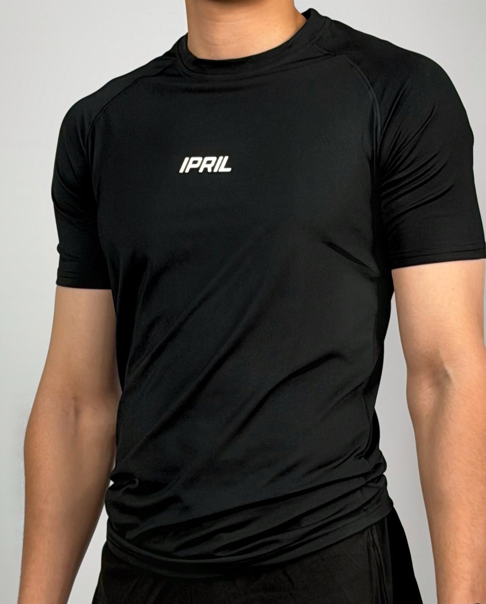 Black slim fit T-shirt