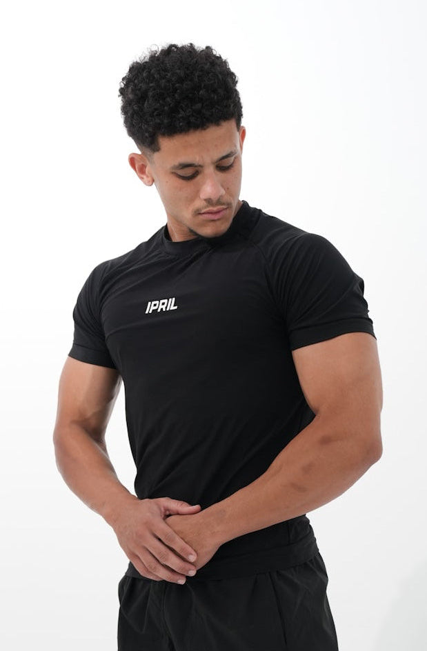 Black slim fit T-shirt