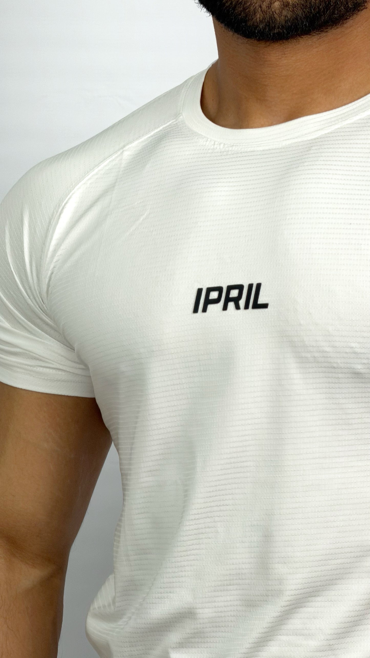 White compression shirt