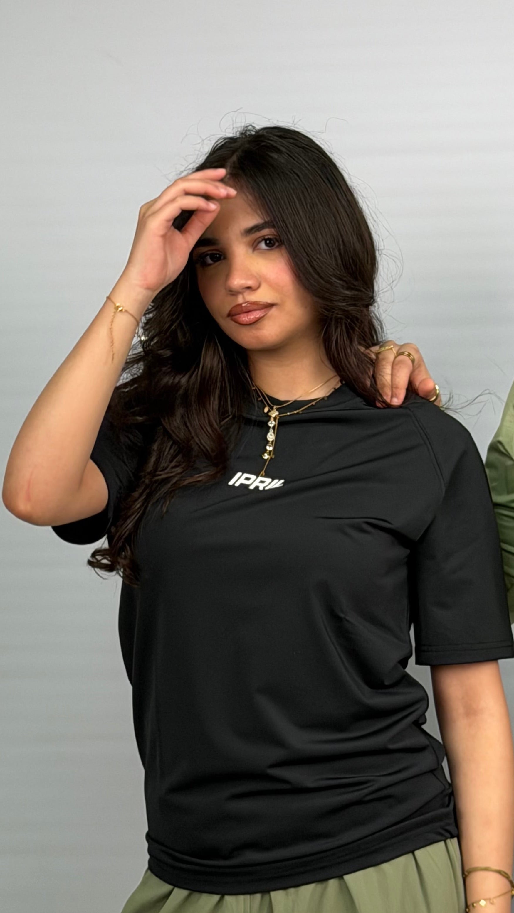 Black slim fit T-shirt