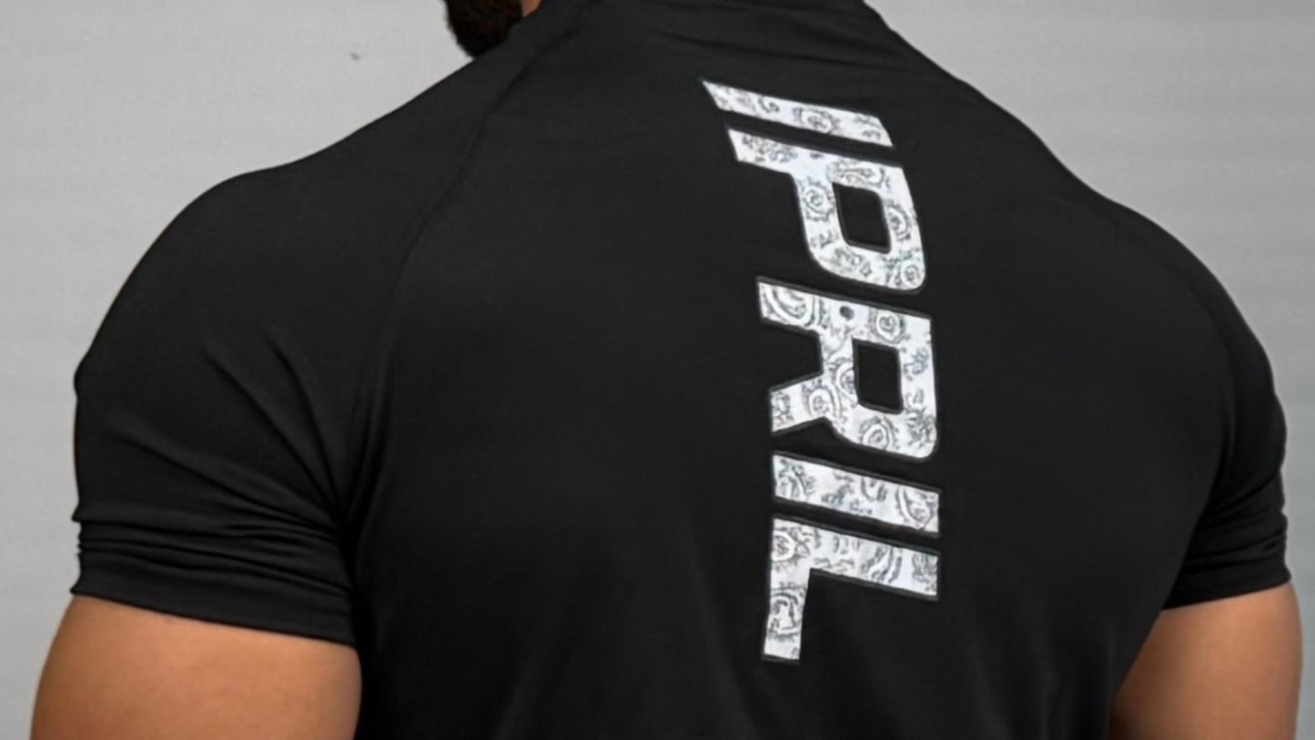 Black compression shirt