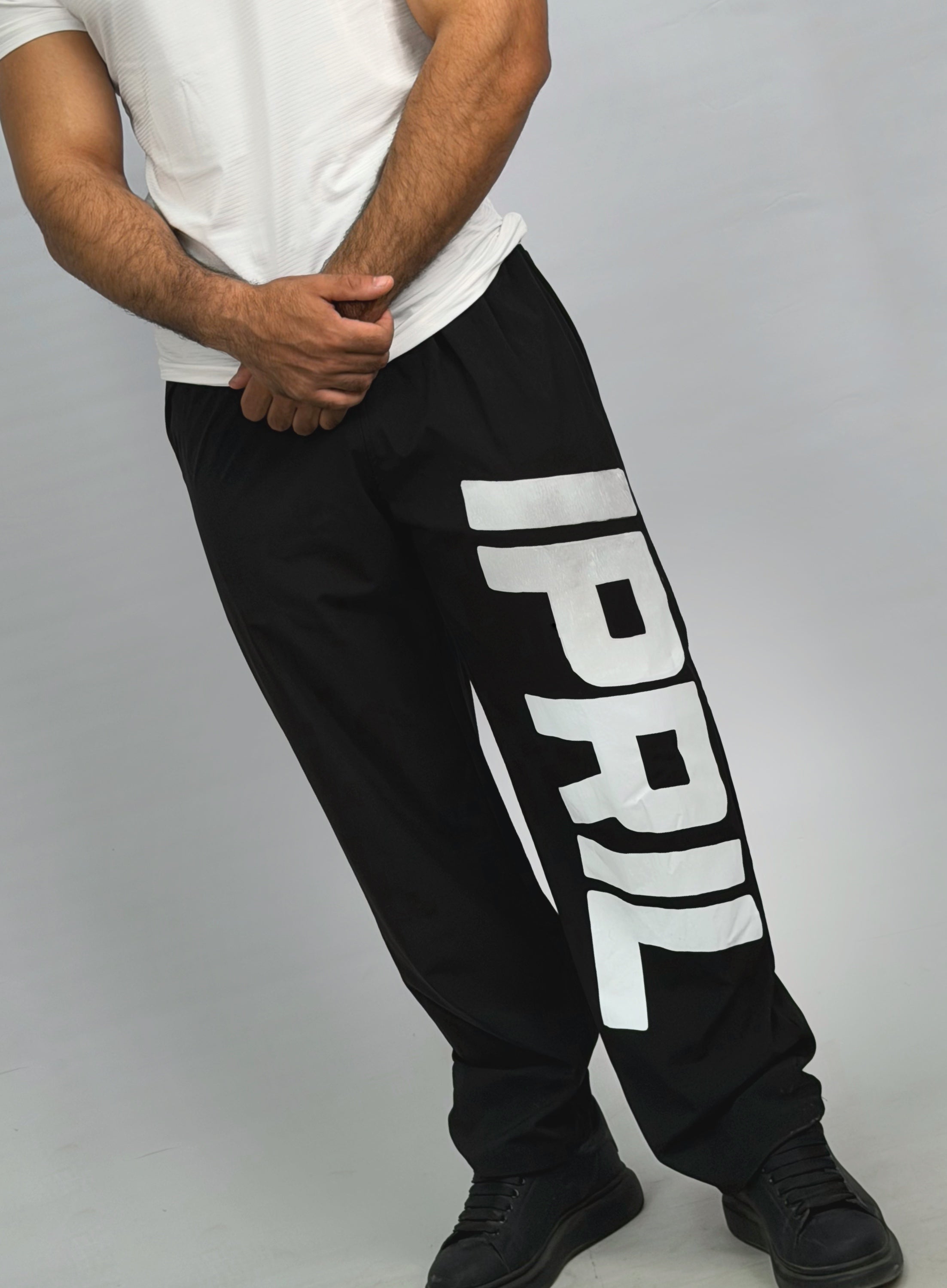 Black Wide leg jogger