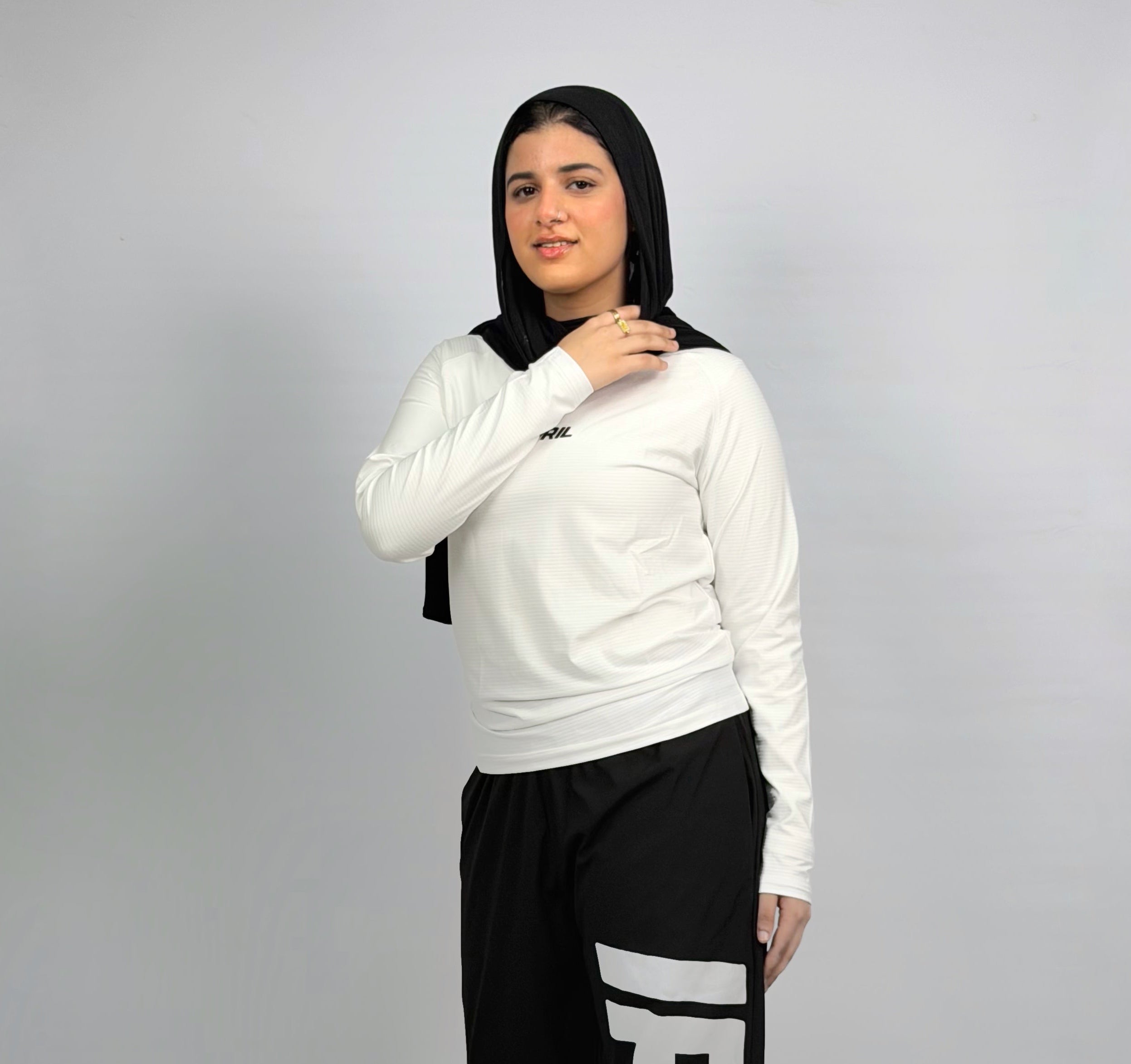 Black Wide leg jogger