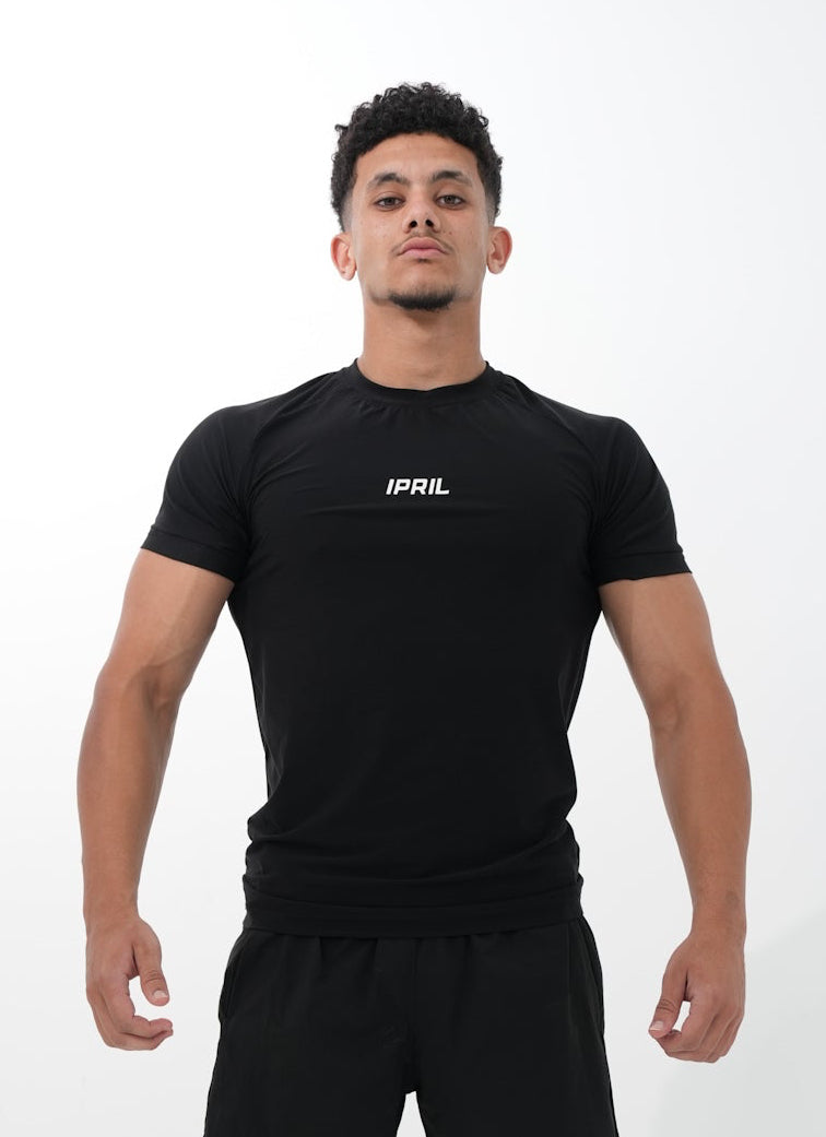 Black slim fit T-shirt